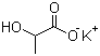 Potassium lactate molecular structure (CAS 996-31-6)