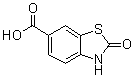 2,3-Dihydro-2-oxo-6-benzothiazolecarboxylic acid molecular structure (CAS 99615-68-6)
