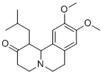 structure of CAS# 99672-64-7, 1-Isobutyl-9,10-dimethoxy-3,4,6,7-tetrahydro-1H-pyrido[2,1-a]isoquinolin-2(11bH)-one;9,10-dimethoxy-1-(2-methylpropyl)-1,3,4,6,7,11b-hexahydrobenzo[a]quinolizin-2-one
