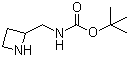 Azetidin-2-ylmethylcarbamic acid tert-butyl ester molecular structure (CAS 99724-21-7)