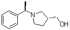(3R)-1-[(1R)-1-Phenylethyl]-3-pyrrolidinemethanol molecular structure (CAS 99735-47-4)