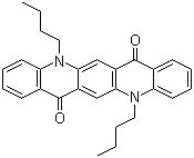 N,N'-二丁基喹吖啶酮分子结构 (CAS 99762-80-8)