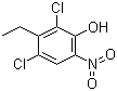 2,4-Dichloro-3-ethyl-6-nitrophenol molecular structure (CAS 99817-36-4)